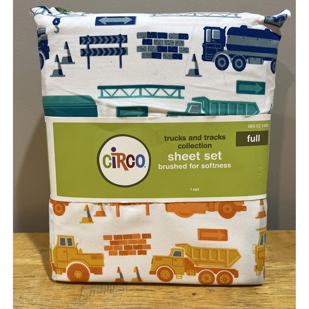 Circo Kids Trucks & Tracks Set Full‎ Set 4 Piece Dump Construction NOS Target